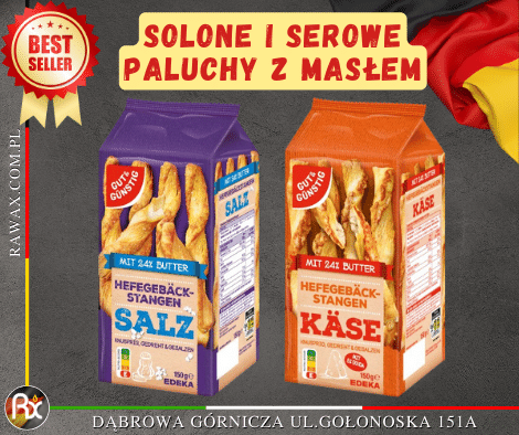Niemieckie Smakołyki: Paluchy Solone i Serowe z Masłem - Rozkosz dla Podniebienia!